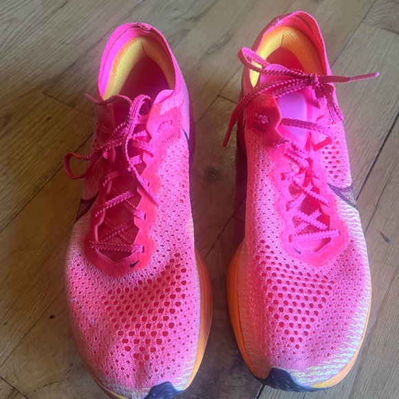Nike Zoomx Vaporfly Next% 3 Women's Laser Orange Hyper Pink Carbon Running Shoes - Picture 5 of 11